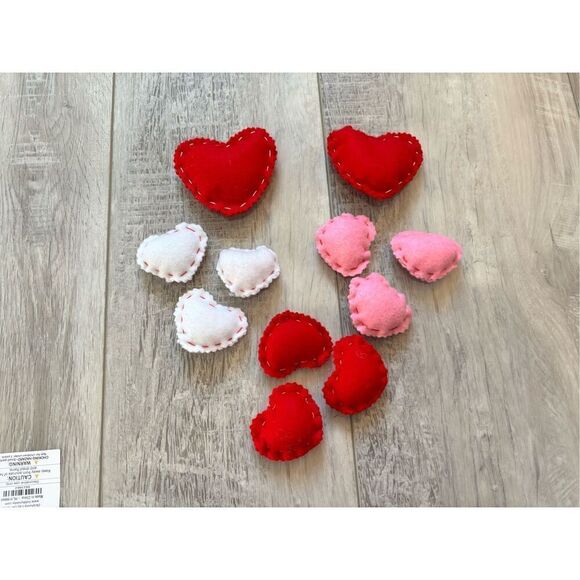 Hobby Lobby Valentines Felt Heart Fillers Decorations - Picture 2 of 6